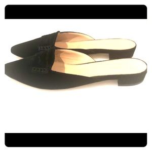 J crew velvet loafer mules